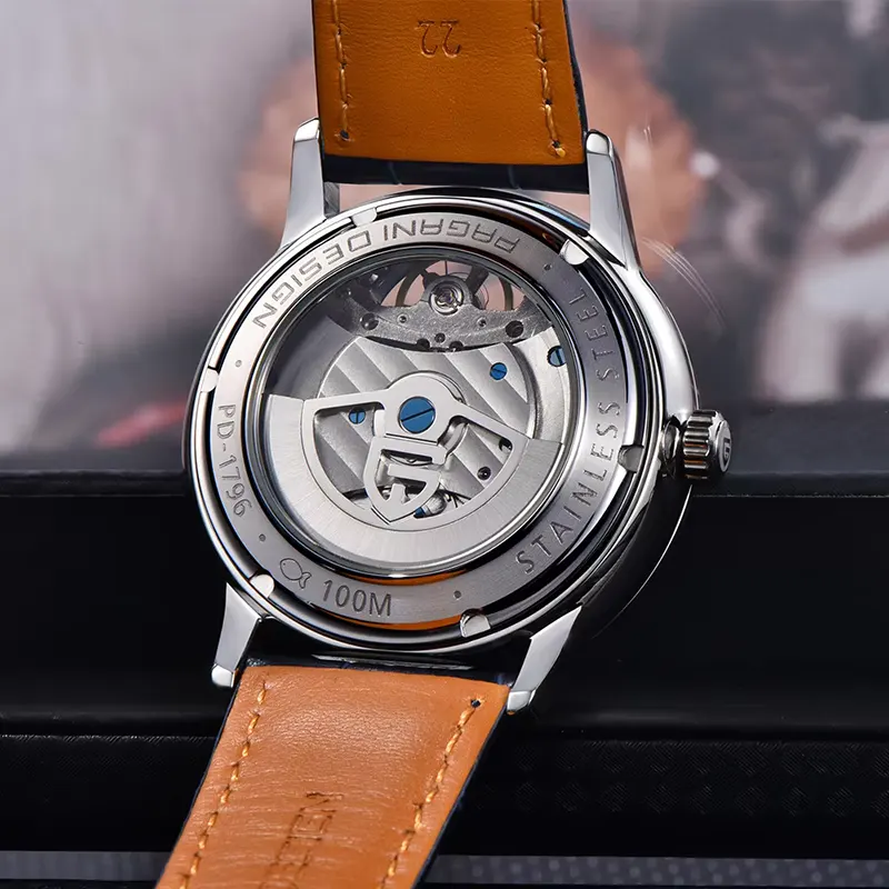 Pagani Design Blue Dial Tourbillon Men's Watch- PD-1796